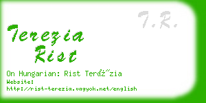 terezia rist business card